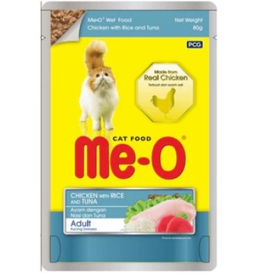 MEO CAT CHI WT RICE TUNA 80G